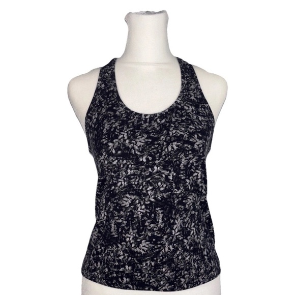 Lululemon Cool Racerback Short Tank Top Nulu Blossom Overlay Missing Rip Tag - Picture 1 of 11